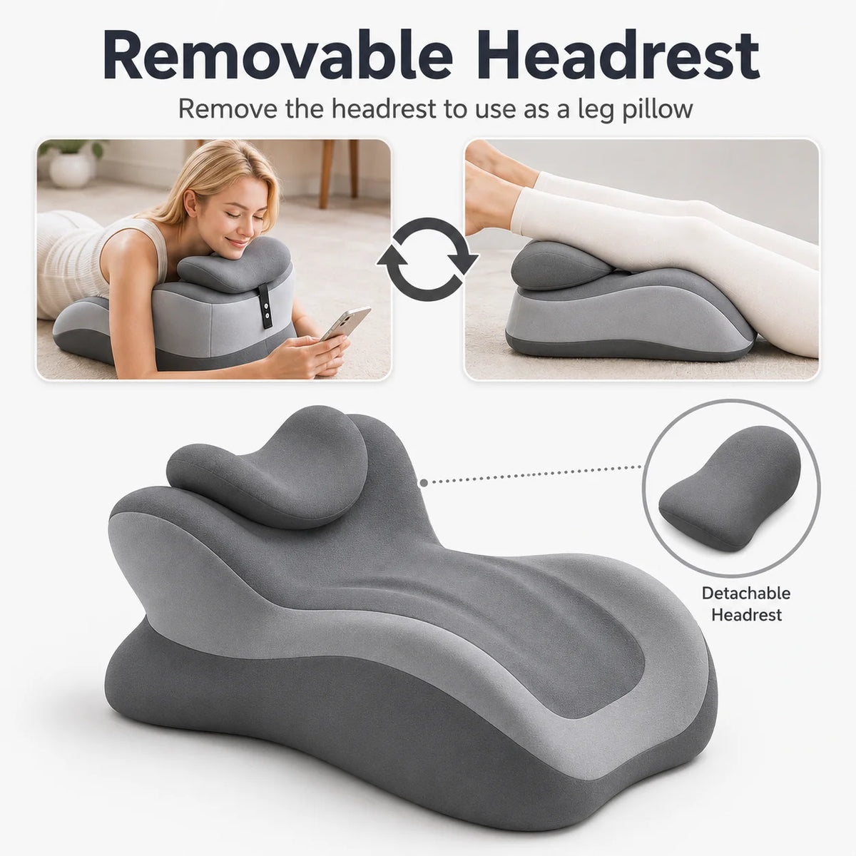 Memory Foam Reading & Support Pillow