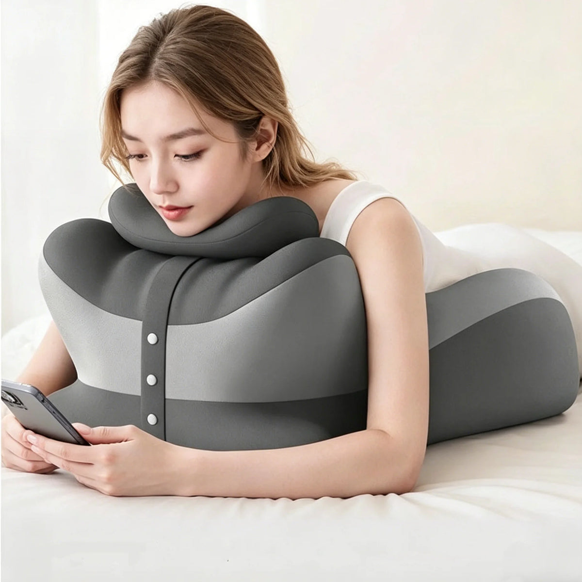 Memory Foam Reading & Support Pillow