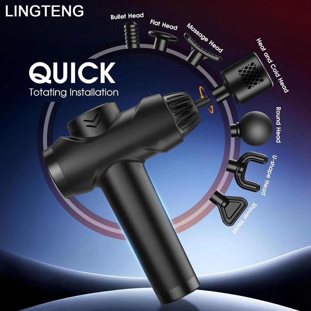 LINGTENG Hot & Cold Massage Gun