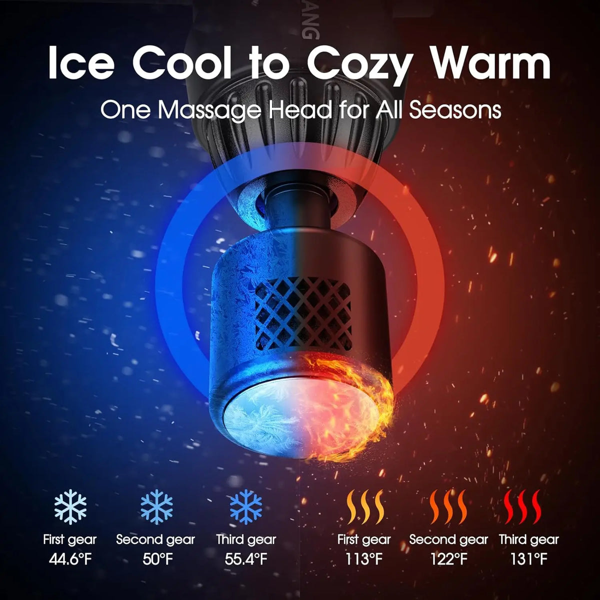 LINGTENG Hot & Cold Massage Gun
