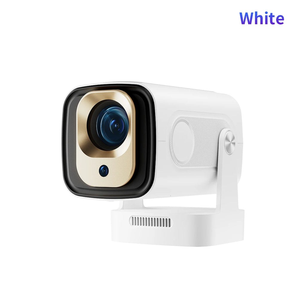 Lumiqo HY310 Auto Focus Projector 1080P Native 4K 330ANSI Android 11 WiFi6 BT5.4 Mini Outdoor Movie Projector with Air Mouse