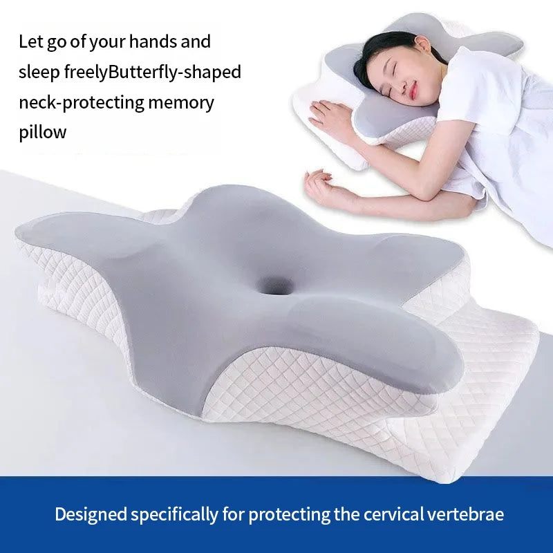 Cervical Memory Foam Neck Pillow